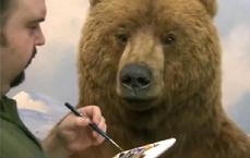 painting bear
